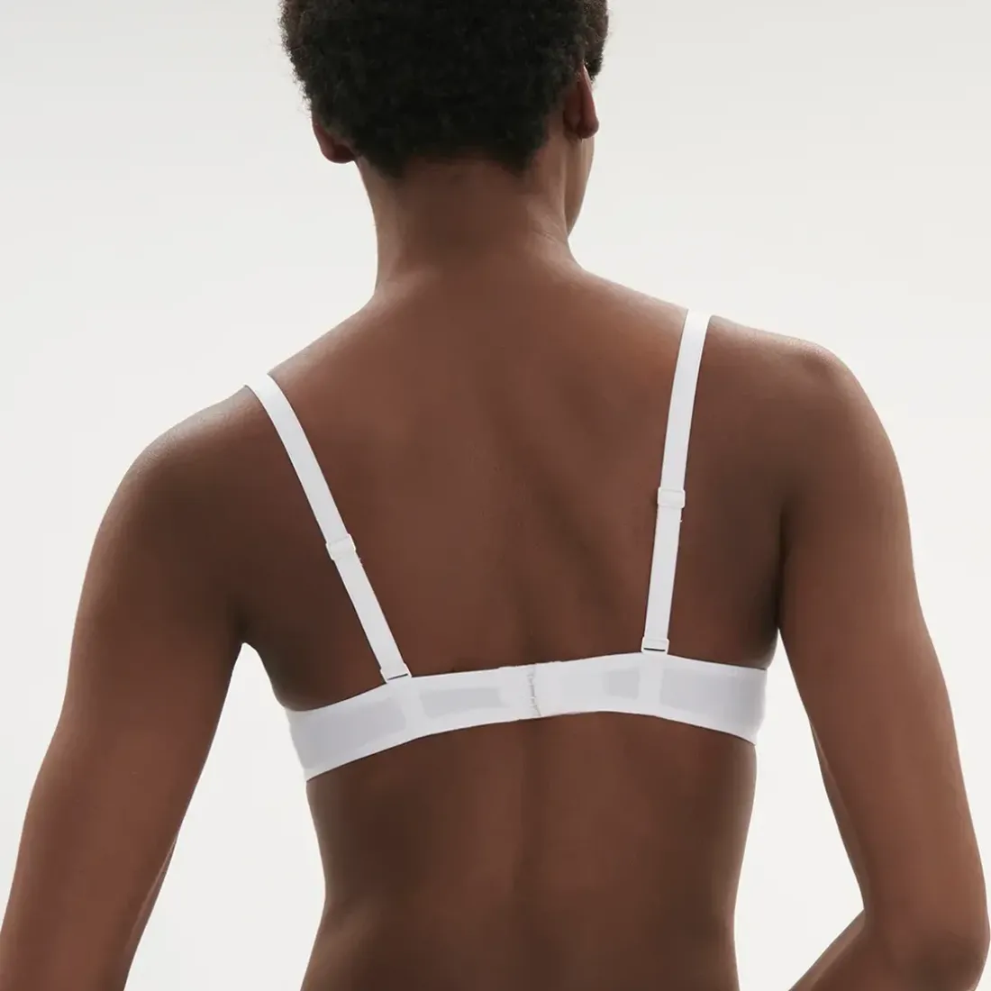 Soutien-gorge push-up décolleté plongeant Blanc