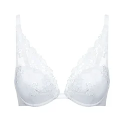 Soutien-gorge push-up décolleté plongeant Blanc