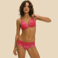 Soutien-gorge push-up décolleté plongeant