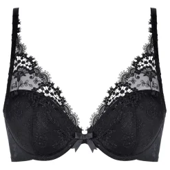 Soutien-Gorge Push-Up Triangle Noir