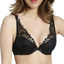 Soutien-Gorge Push-Up Triangle Noir