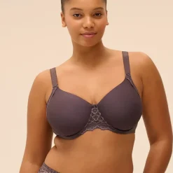 Soutien-gorge rigide sans coutures gris