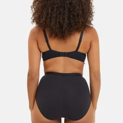 Soutien-Gorge Sans Armatures Noir en coton bio