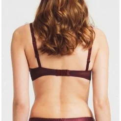 Soutien-gorge Sans Armatures motif graphique - Rouge Louisa Bracq