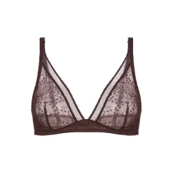 Soutien-gorge sans armatures structuré - Brun Foncé marron