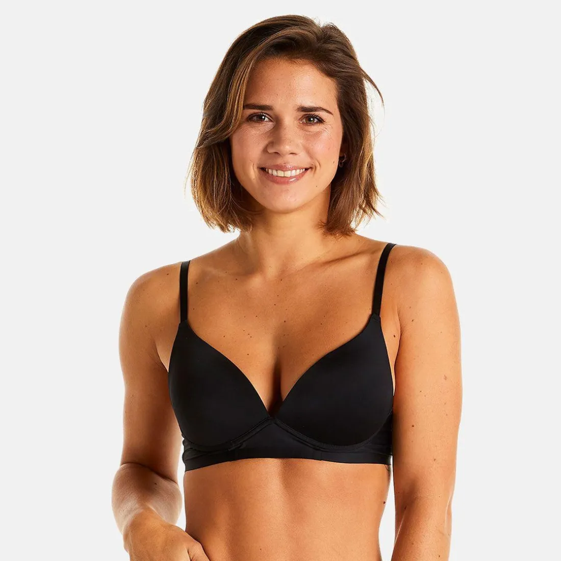 Soutien-gorge sans armatures coque souple - Noir