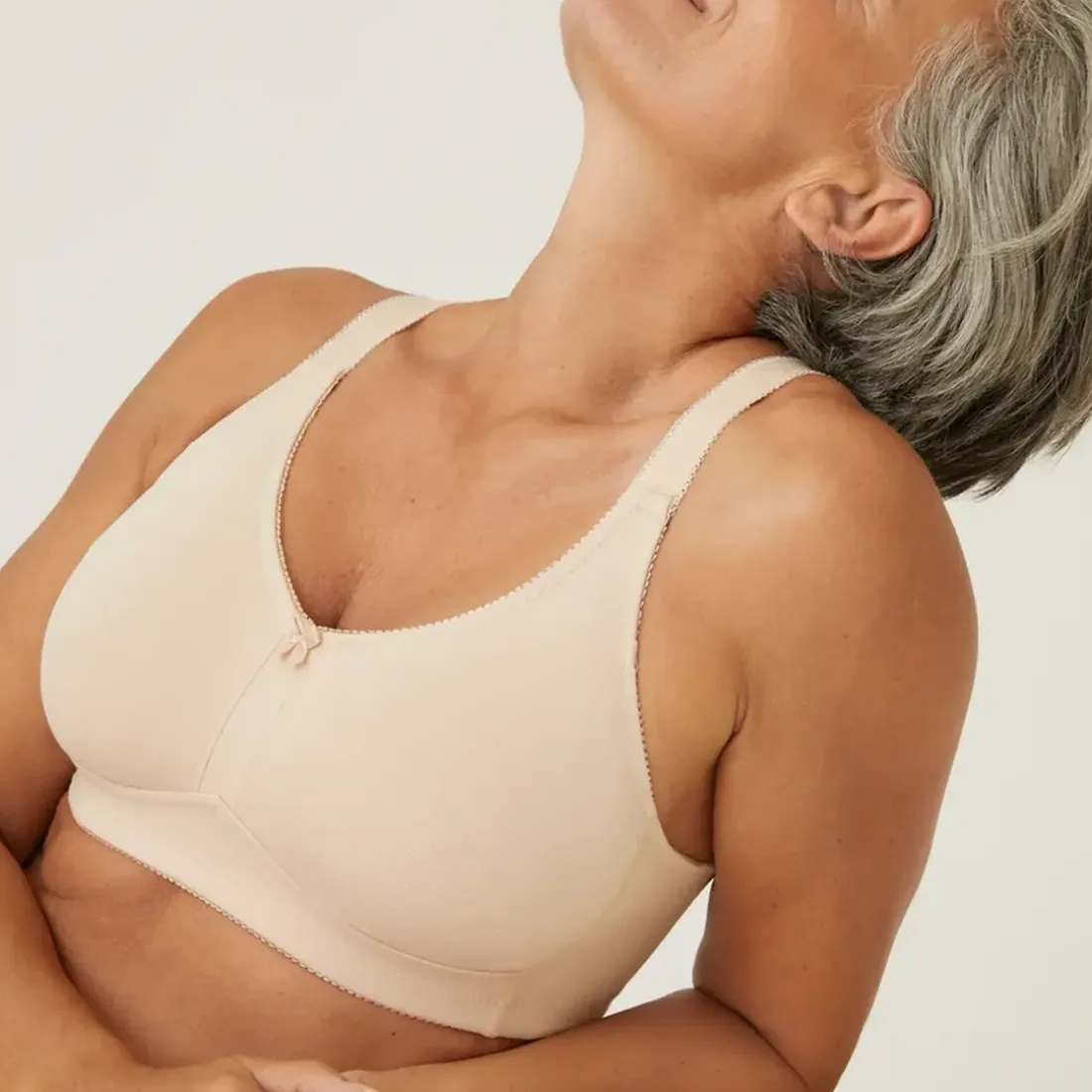 Soutien-Gorge Sans armatures - cotton beige en coton