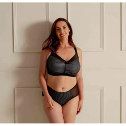 Soutien-gorge sans armatures ouverture devant - Gris