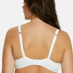 Soutien-Gorge Sans Armatures Blanc en coton