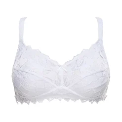 Soutien-Gorge Sans Armatures Blanc en coton