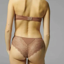 Soutien-gorge sans bretelles en Spacer 3D Brun coco