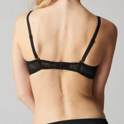 Soutien-gorge sans-armatures structuré Noir