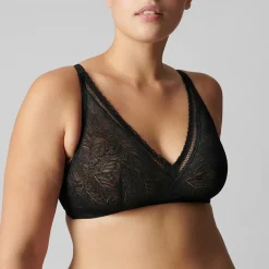 Soutien-gorge sans-armatures structuré Noir