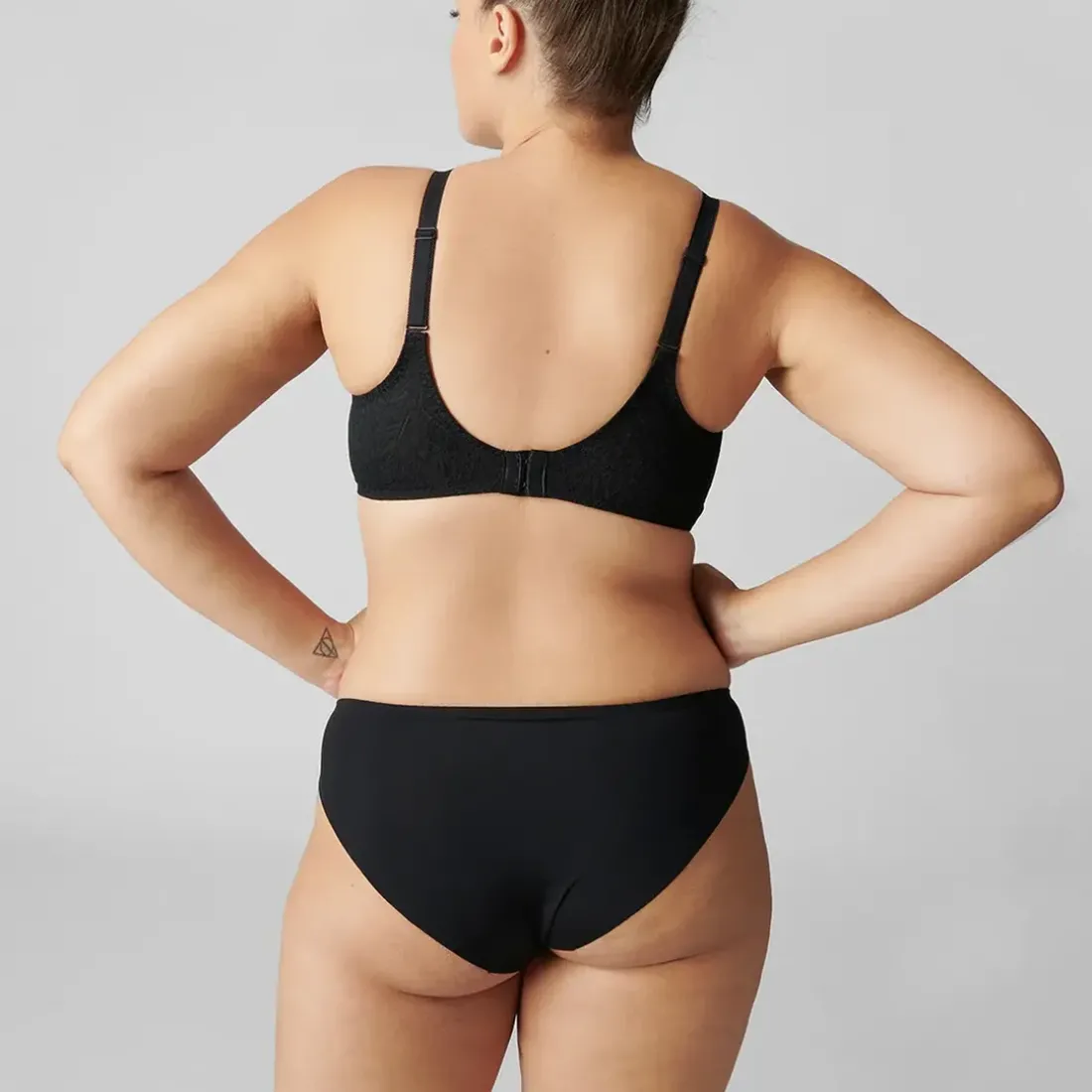 Soutien-gorge sans-armatures structuré Noir