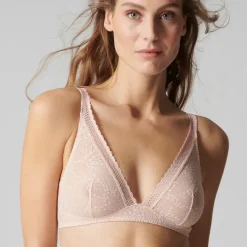 Soutien-gorge sans-armatures structuré Sable Rose