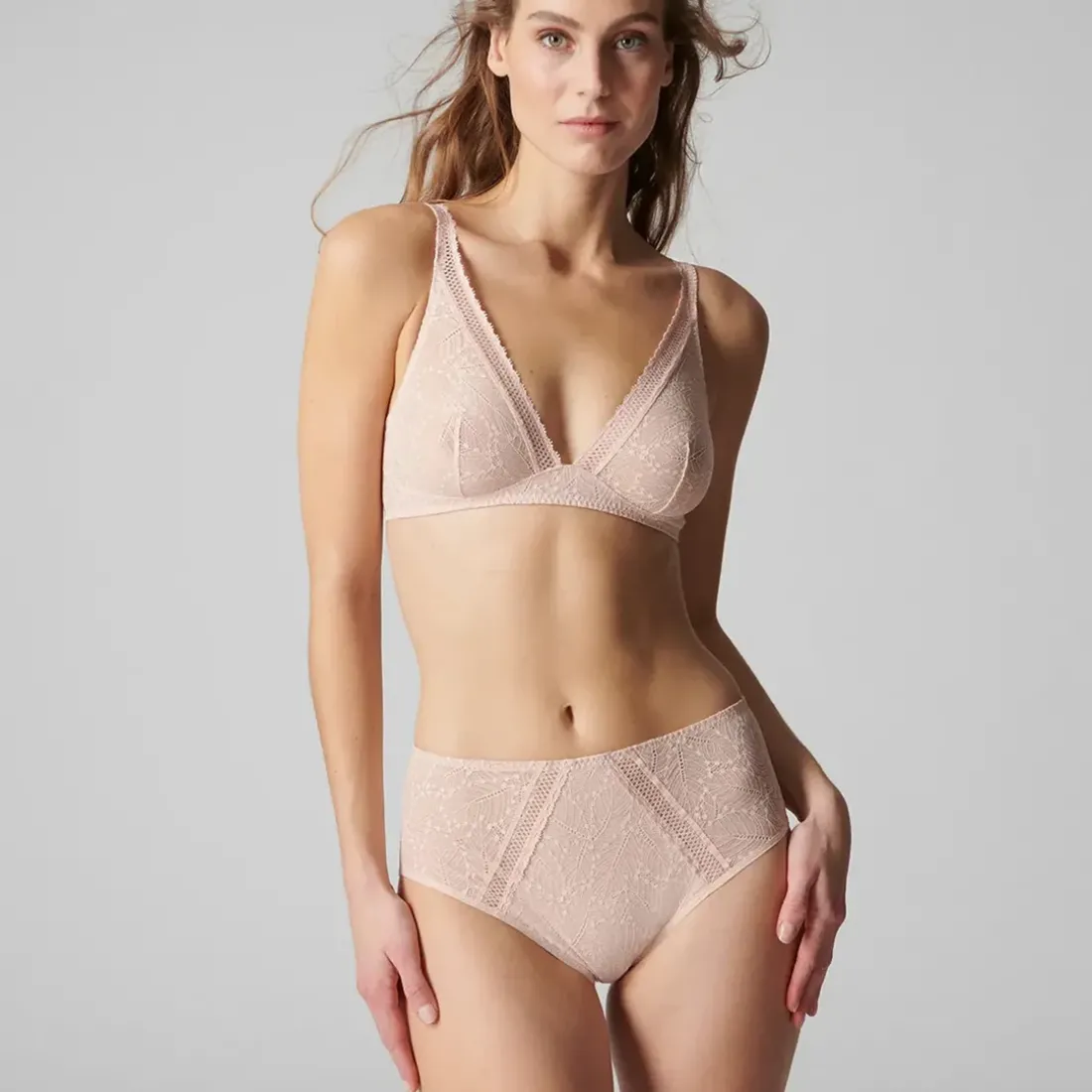 Soutien-gorge sans-armatures structuré Sable Rose