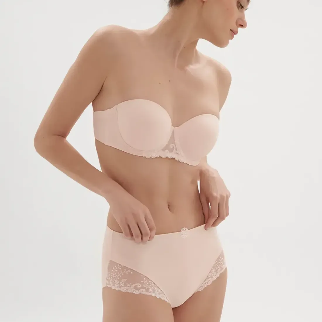 Soutien-gorge sans-bretelles Poudre