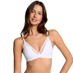Soutien-gorge souple blanc Lina