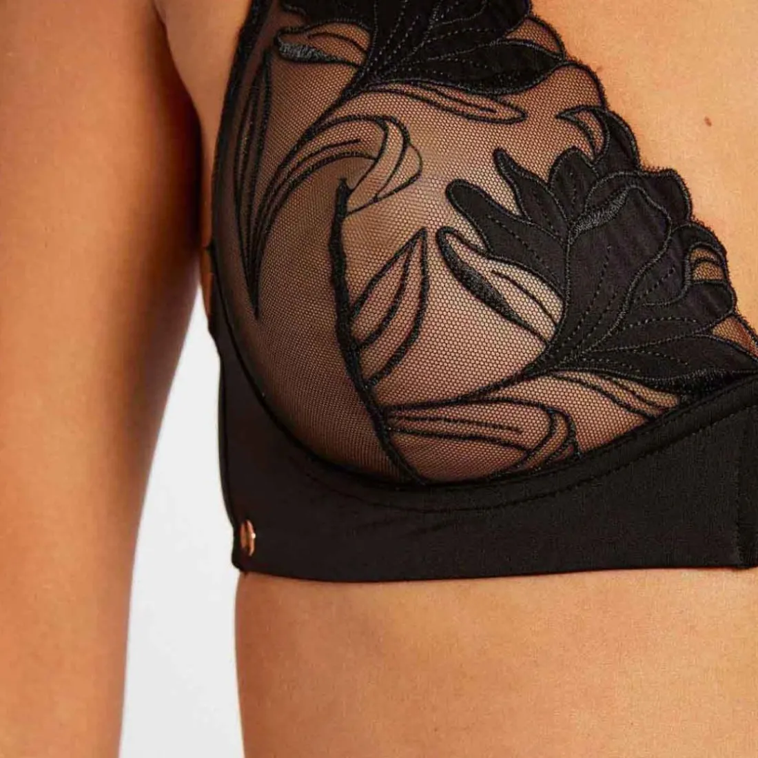 Soutien-gorge souple noir Capucine