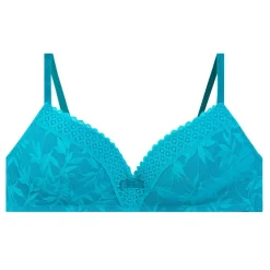 Soutien-gorge souple sans armatures turquoise Savane bleu