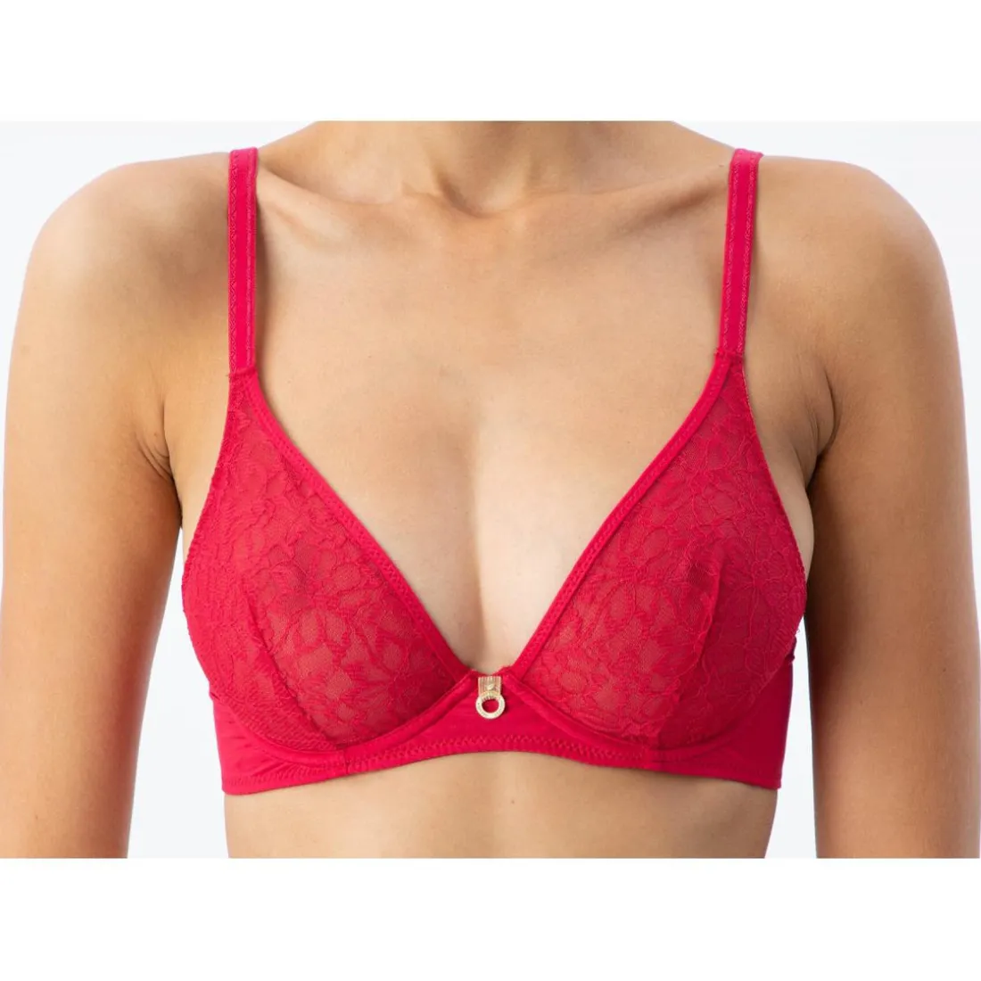 Soutien-gorge triangle armatures Daniel Hechter rouge
