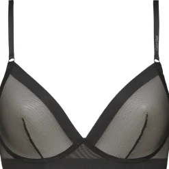 Soutien-gorge triangle armatures noir en nylon