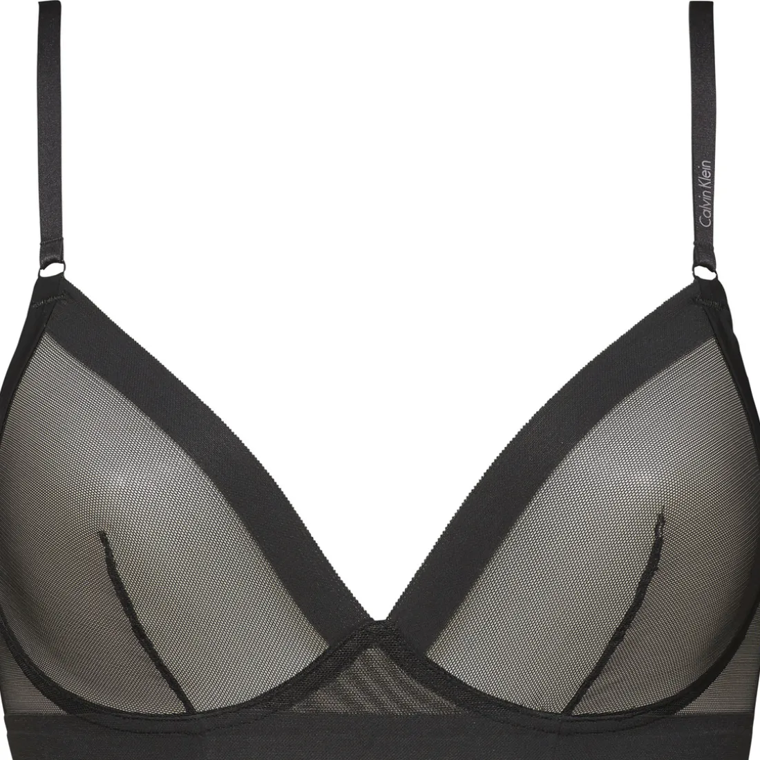Soutien-gorge triangle armatures noir en nylon
