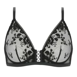 Soutien-gorge triangle armatures cachées noir