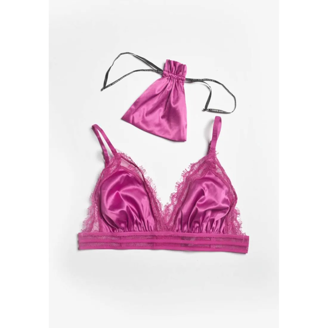 Soutien-gorge triangle Aurore fuchsia