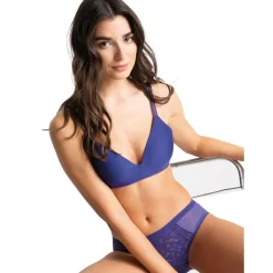 Soutien-gorge triangle Gardenia violet