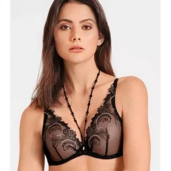 Soutien-gorge Triangle Plongeant Armature Aubade noir