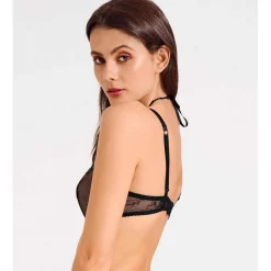 Soutien-gorge Triangle Plongeant Armature Aubade noir