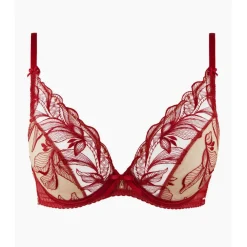 Soutien-gorge Triangle Plongeant Armature Aubade rouge