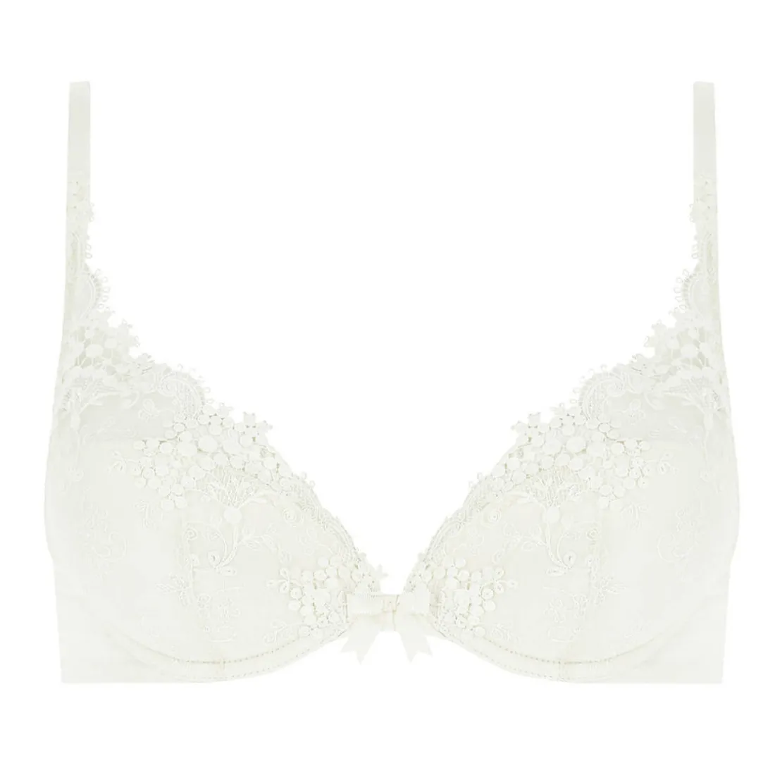Soutien-gorge triangle push-up armatures ivoire