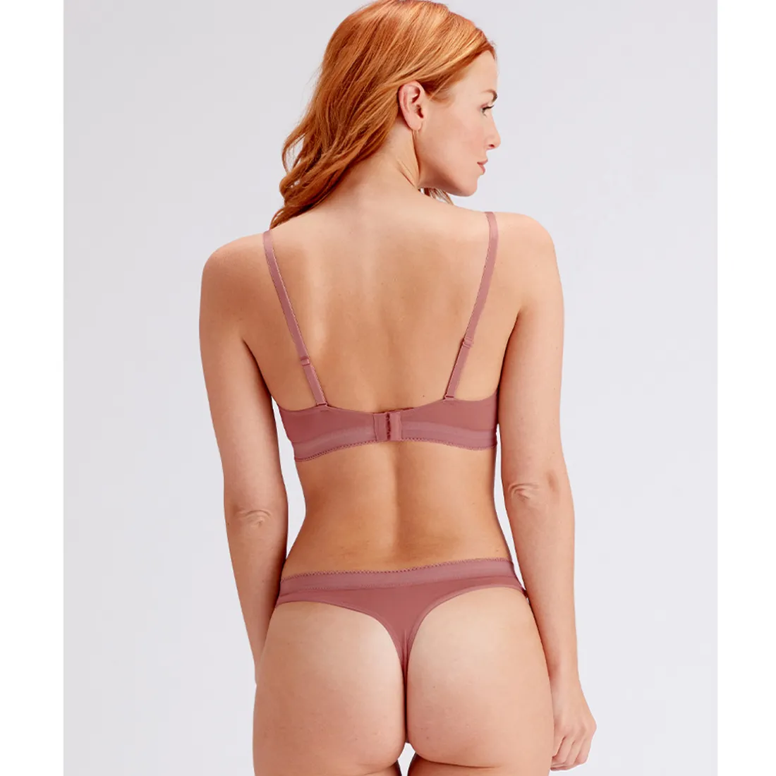 Soutien-gorge triangle sans armatures marron