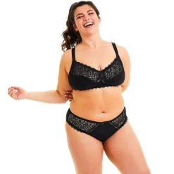 Soutien-gorge triangle sans armatures - Noir