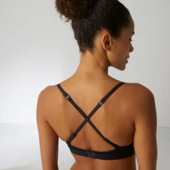 Soutien-gorge triangle sans armatures - Noir