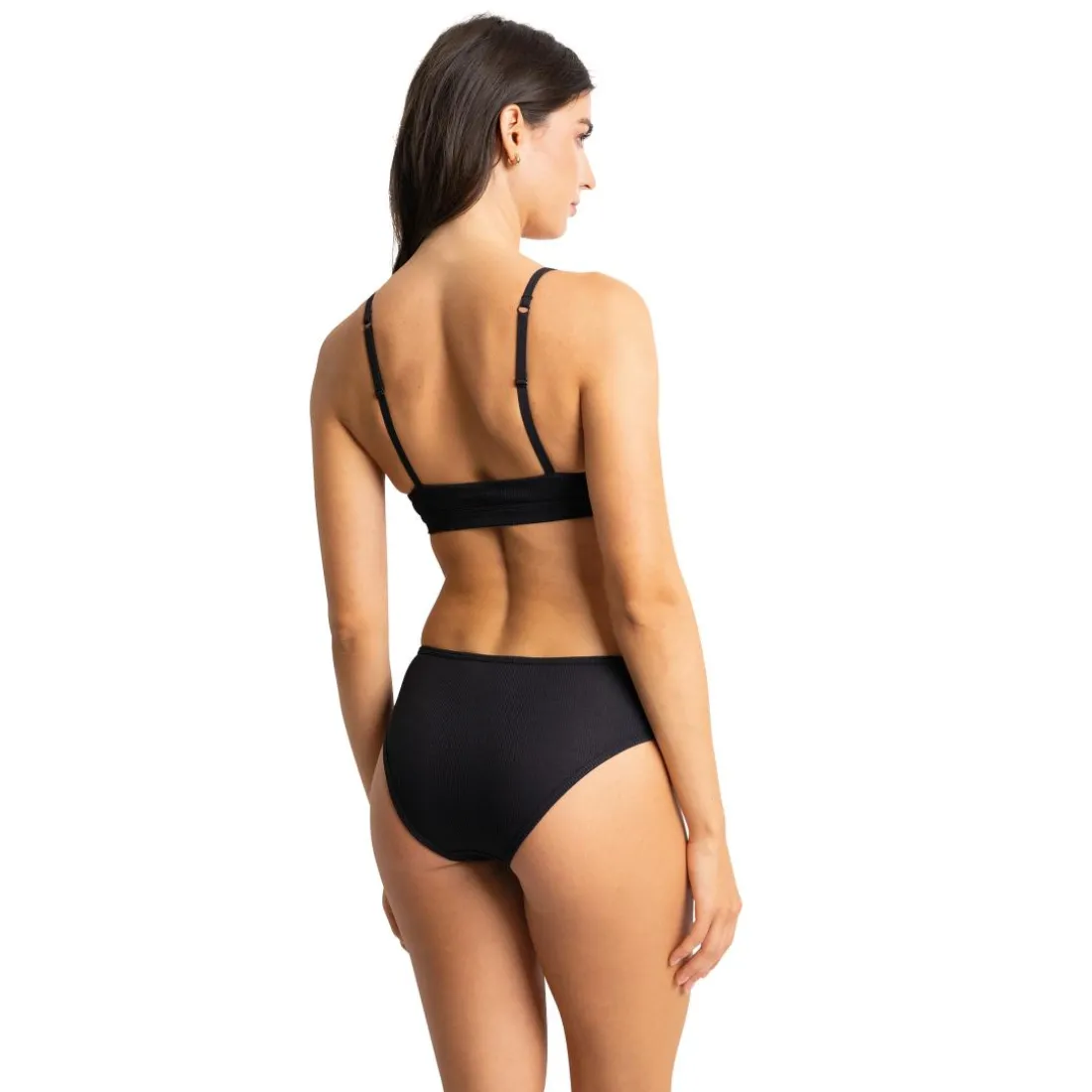 Soutien-gorge triangle sans armatures Kate noir en coton
