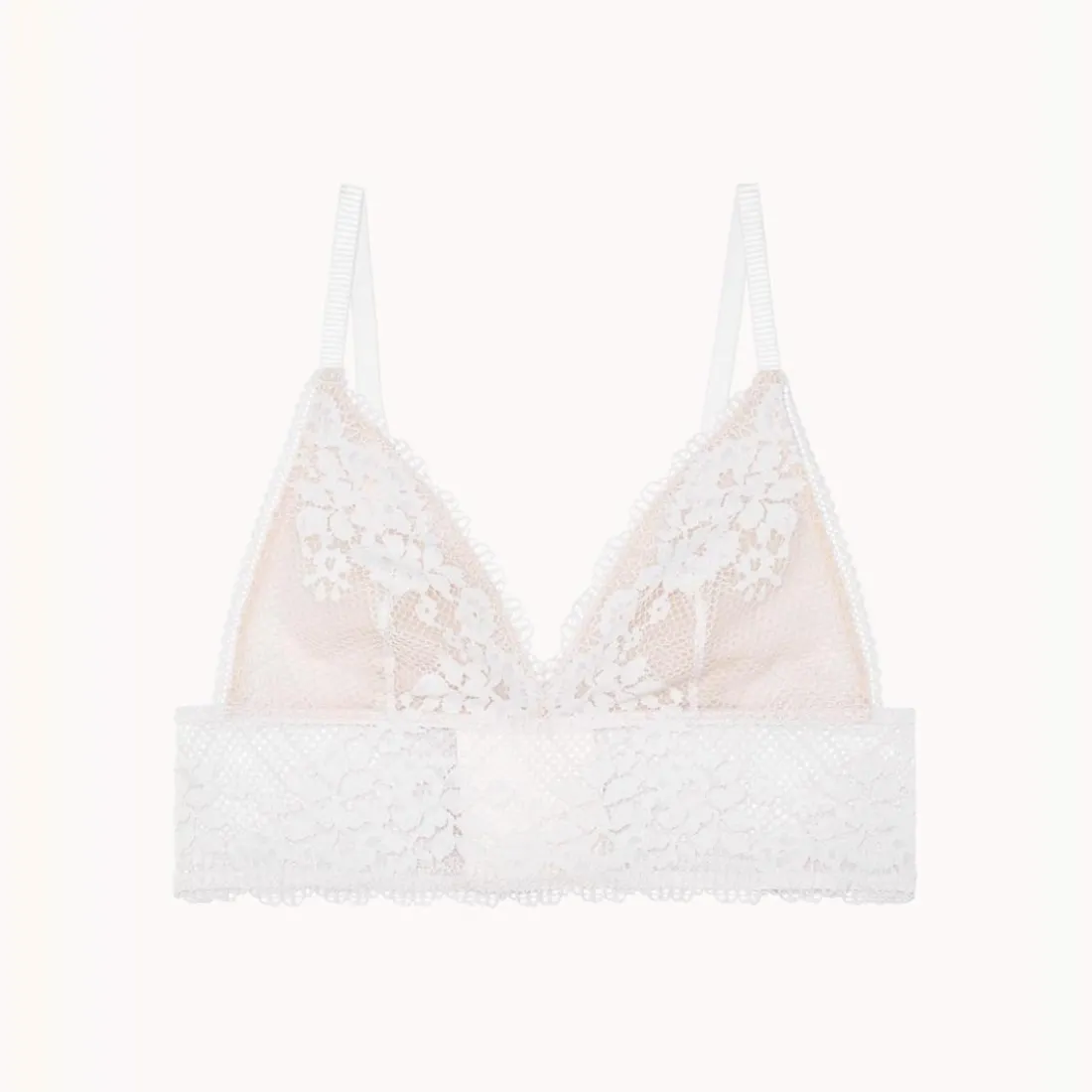 Soutien-gorge triangle sans armatures - Beige