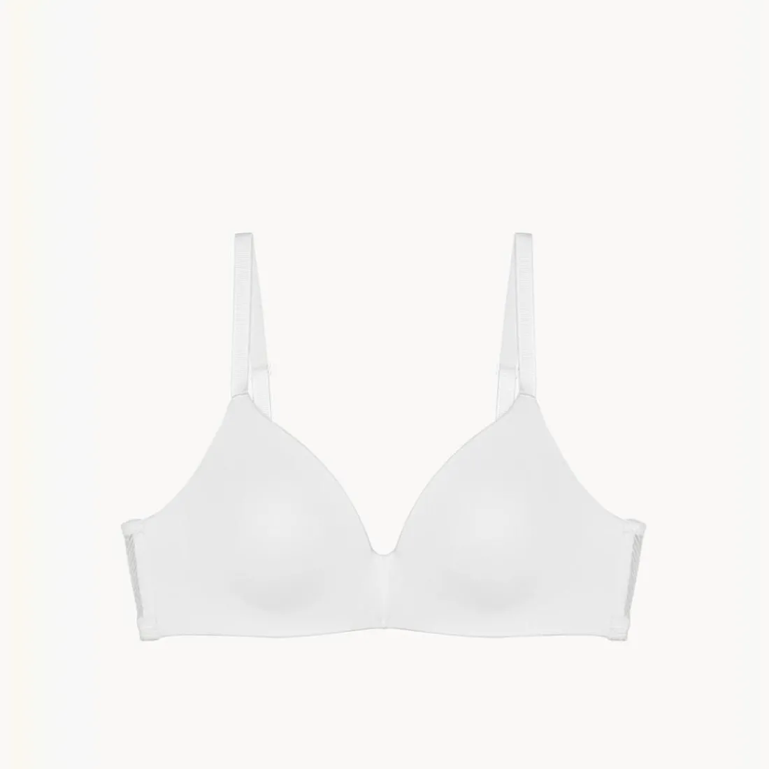 Soutien-gorge triangle sans armatures - Blanc