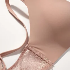 Soutien-gorge triangle sans armatures rose