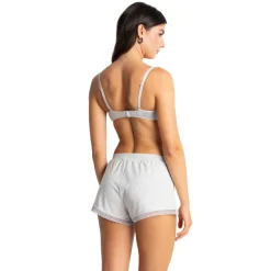 Soutien-gorge triangle sans armatures en coton - Gris