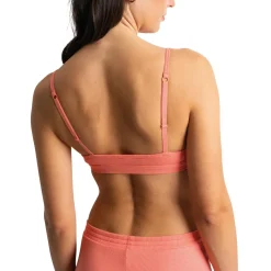 Soutien-gorge triangle sans armatures Kate orange en coton
