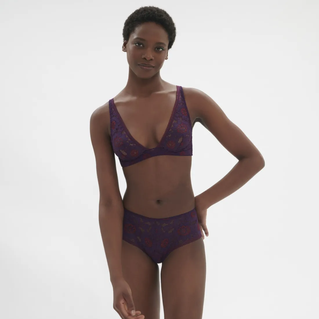Soutien-gorge triangle sans armatures