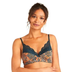 Soutien-gorge triangle sans armatures Pomm Poire Marron