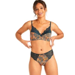 Soutien-gorge triangle sans armatures Pomm Poire Marron