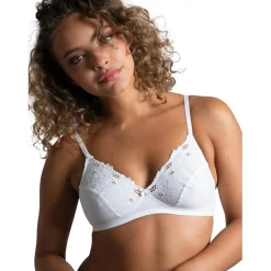 Soutien-gorge triangle sans armatures - Blanc
