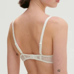 Soutien-gorge triangle sans armatures - Ivoire