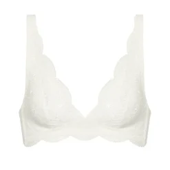 Soutien-gorge triangle sans armatures - Ivoire