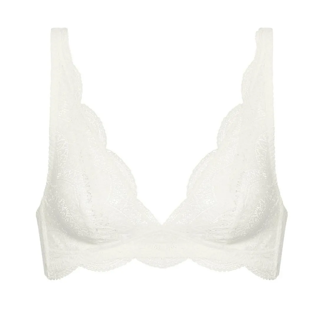 Soutien-gorge triangle sans armatures - Ivoire
